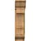 Ekena Millwork Balboa Traditional Rough Sawn Bracket w/ Offset Brace, Western Red Cedar, 8"W x 20"D x 32"H BKT0806X20X32BOA01RWR - alternate 4